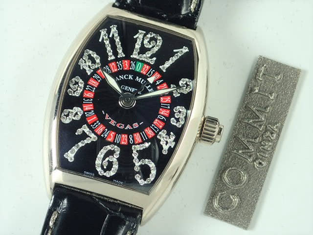 Franck Muller Vegas Ref.5850VEGASCDOG Black Dial Used Vegas
