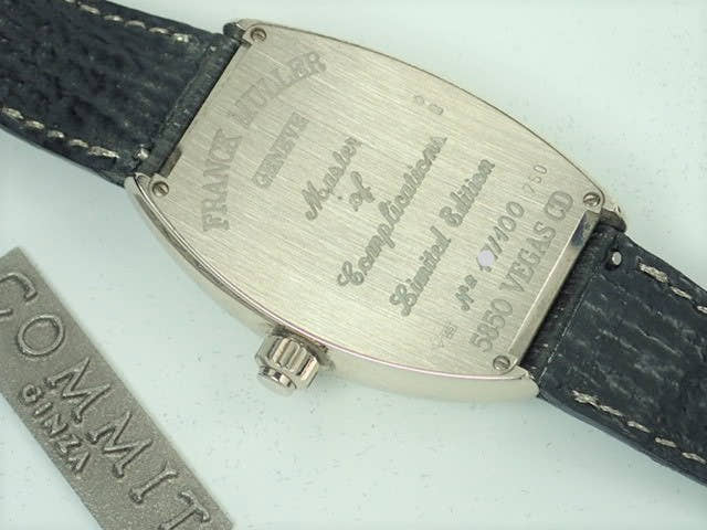 Franck Muller Vegas Ref.5850VEGASCDOG Black Dial Used Vegas