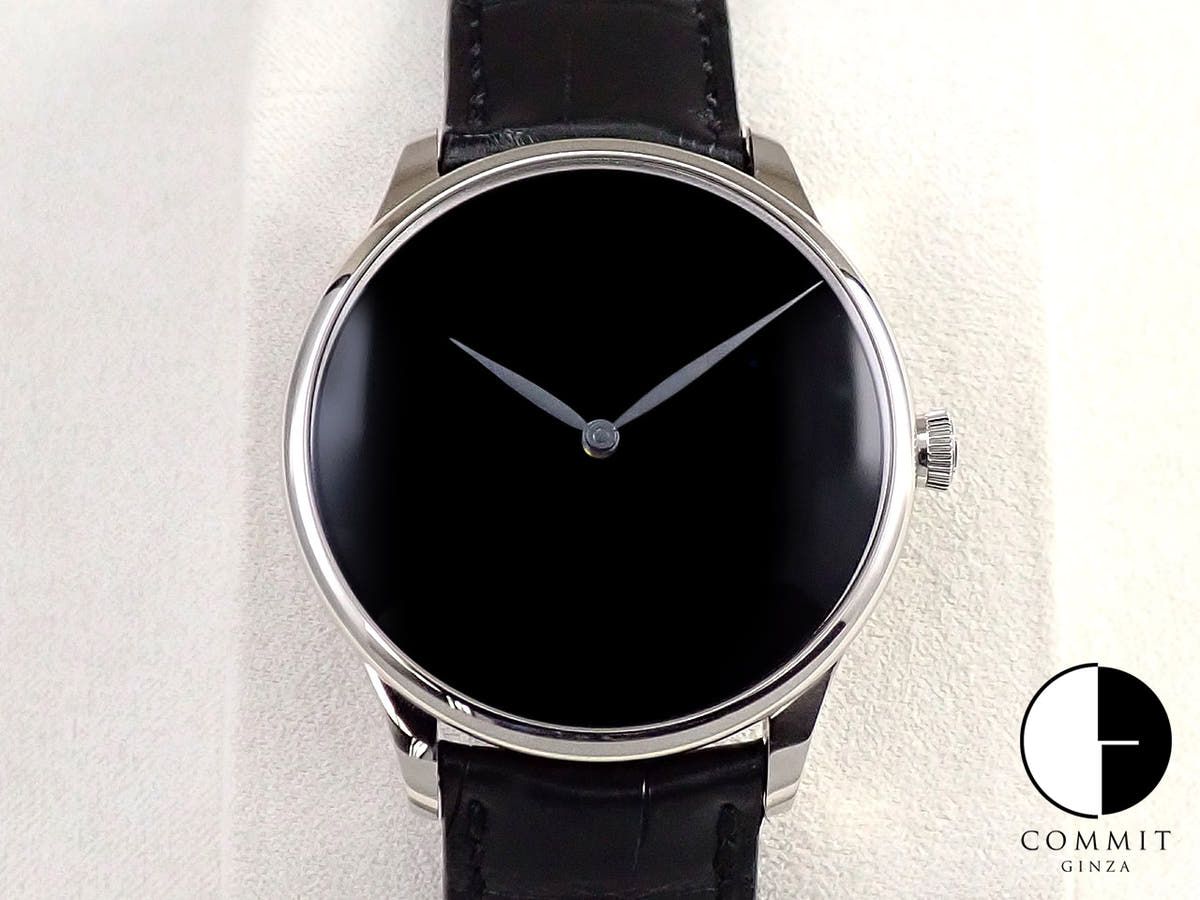 H.モーザー ベンチャー・コンセプト ベンタブラック ブラックハンズ Ref.2327-0222 ベンタブラック文字盤 美品 UJ042H3T