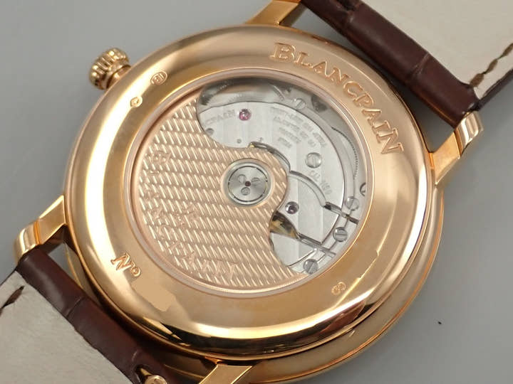 ブランパン ヴィルレ ウルトラスリム Ref.6651C-3642-55A スタンプドオパリン文字盤 中古 VJ70Z35M