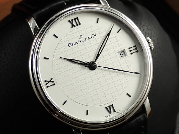 ブランパン ヴィルレ ウルトラスリム Ref.6651-1143-55B ホワイト文字盤 美品 44WVLCRJ