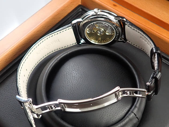 ブランパン ヴィルレ ウルトラスリム Ref.6651-1143-55B ホワイト文字盤 美品 44WVLCRJ