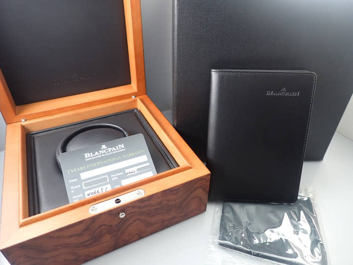 ブランパン ヴィルレ ウルトラスリム Ref.6651-1143-55B ホワイト文字盤 美品 44WVLCRJ