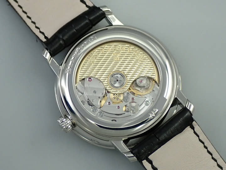 ブランパン ヴィルレ コンプリートカレンダー Ref.6264-1127-55B ホワイト文字盤 極美品 W3042057