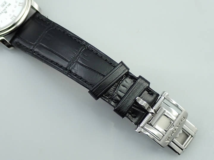 ブランパン ヴィルレ コンプリートカレンダー Ref.6264-1127-55B ホワイト文字盤 極美品 W3042057