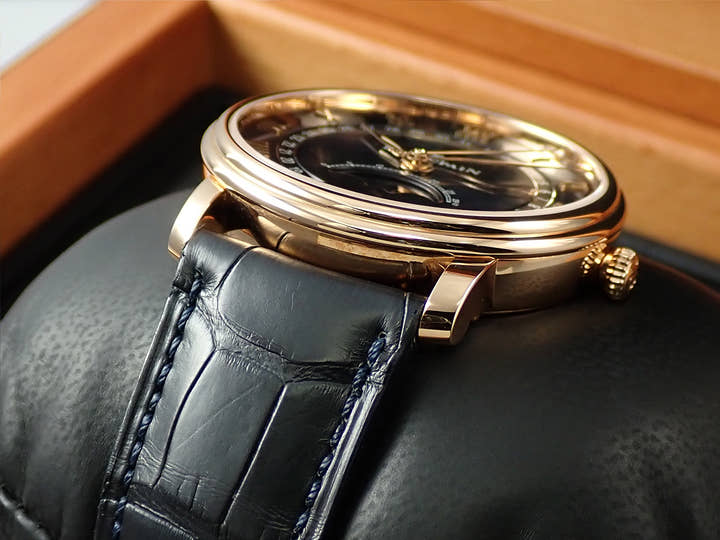 ブランパン ヴィルレ コンプリート カレンダー Ref.6654-3640-55B ブルー文字盤 美品 6FFC6902