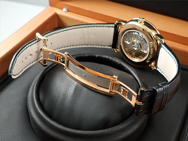 ブランパン ヴィルレ コンプリート カレンダー Ref.6654-3640-55B ブルー文字盤 美品 6FFC6902