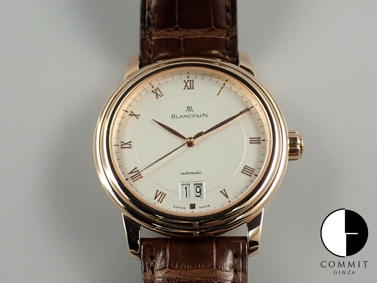 ブランパン ヴィルレ ダブルウィンドウ Ref.6850-3642-55 ホワイト文字盤 中古 LLM8ZHZR