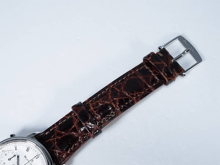 ブランパン ヴィルレ スプリットセコンド クロノグラフ Ref.1186-3427-55 PT ホワイト文字盤 中古 8AZ2066Z