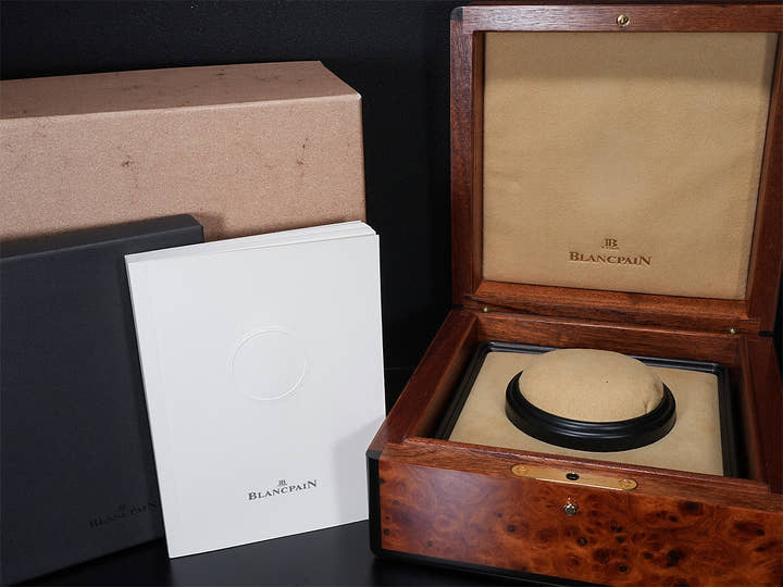 ブランパン ヴィルレ スプリットセコンド クロノグラフ Ref.1186-3427-55 PT ホワイト文字盤 中古 8AZ2066Z