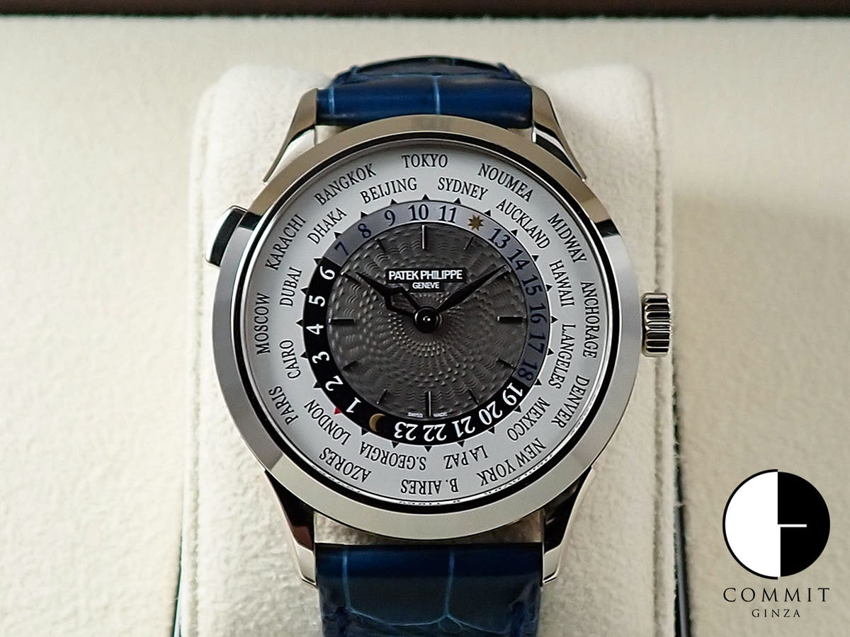 パテックフィリップ コンプリケーション ワールドタイム Ref.5230G-014 ホワイトゴールド グレー文字盤