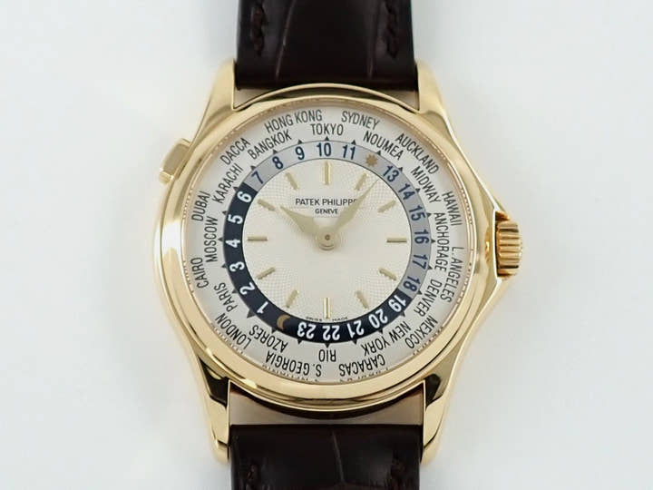 パテックフィリップ コンプリケーション ワールドタイム Ref.5110J-001 イエローゴールド シルバー文字盤