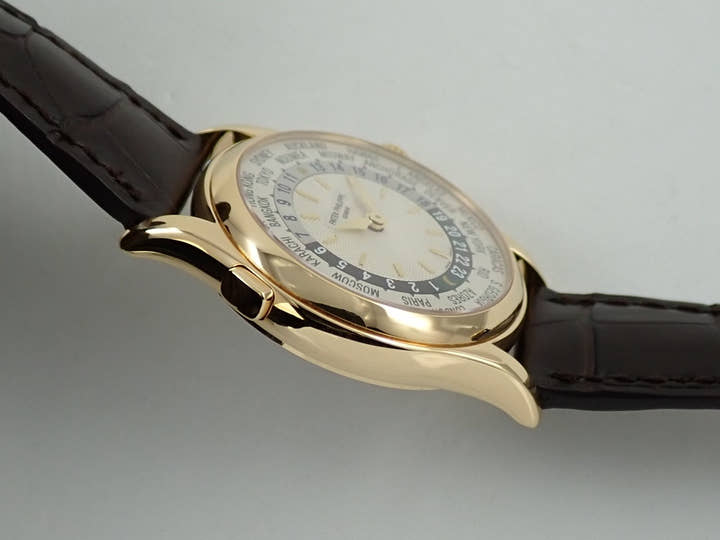 パテックフィリップ コンプリケーション ワールドタイム Ref.5110J-001 イエローゴールド シルバー文字盤