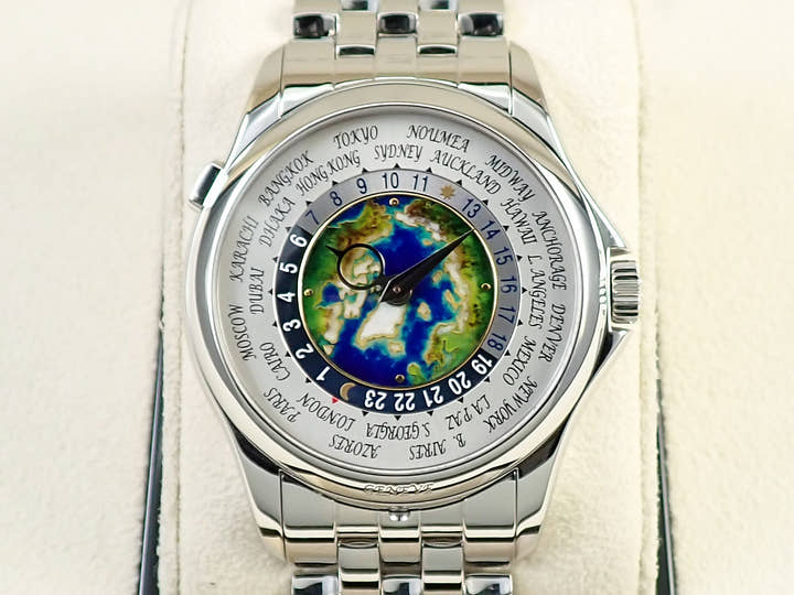 パテックフィリップ コンプリケーション ワールドタイム クロワゾネ Ref.5131/1P-001 プラチナ クロワゾネ文字盤