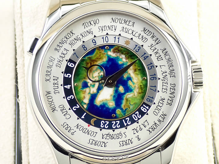 パテックフィリップ コンプリケーション ワールドタイム クロワゾネ Ref.5131/1P-001 プラチナ クロワゾネ文字盤