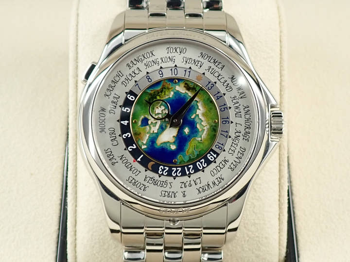 パテックフィリップ コンプリケーション ワールドタイム クロワゾネ Ref.5131/1P-001 プラチナ クロワゾネ文字盤