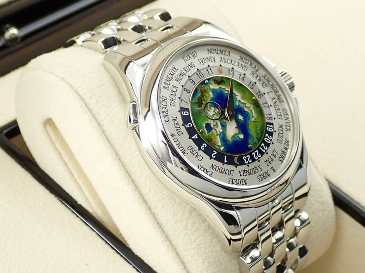 パテックフィリップ コンプリケーション ワールドタイム クロワゾネ Ref.5131/1P-001 プラチナ クロワゾネ文字盤