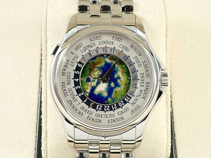 パテックフィリップ コンプリケーション ワールドタイム クロワゾネ Ref.5131/1P-001 プラチナ クロワゾネ文字盤