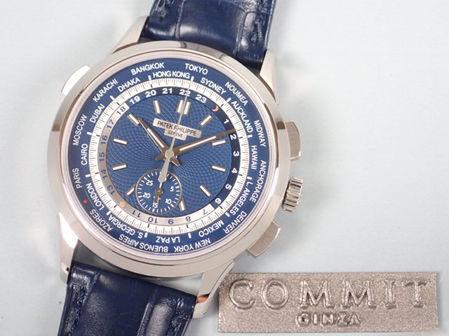 パテックフィリップ ワールドタイム Ref.5930G ブルーオパーリン文字盤 未使用 worldtime-10