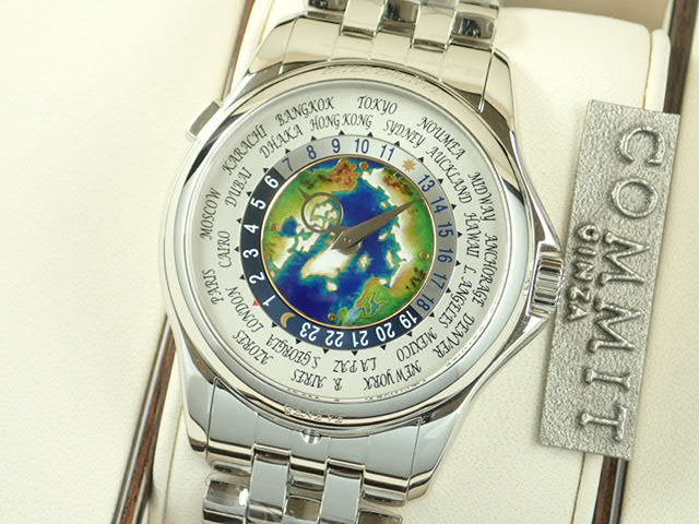 パテックフィリップ ワールドタイム Ref.5131/1P-001 クロワゾネ七宝装飾文字盤 未使用 worldtime-14