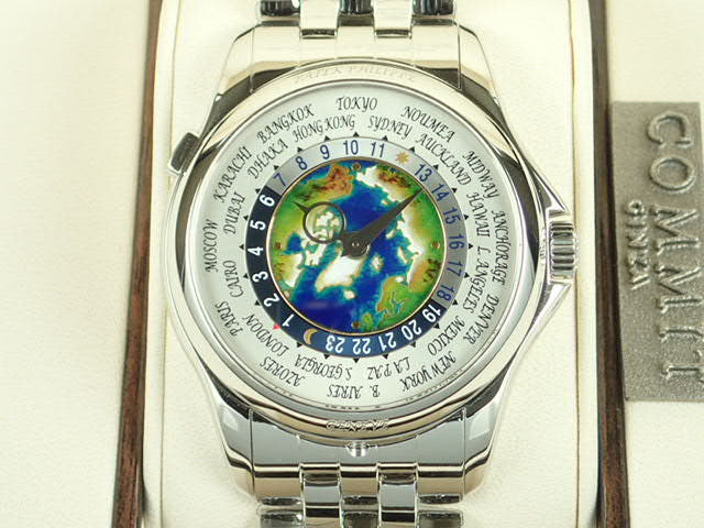 Patek Philippe World Time Ref.5131/1P-001 Cloisonné enamel dial Unused worldtime-14
