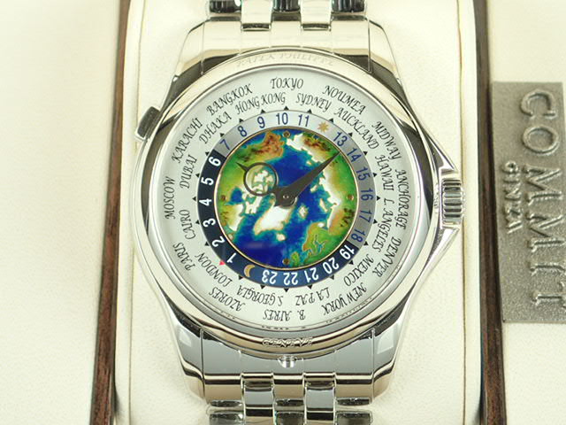 パテックフィリップ ワールドタイム Ref.5131/1P-001 クロワゾネ七宝装飾文字盤 未使用 worldtime-14