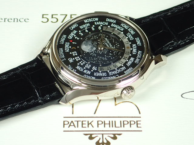 パテックフィリップ ワールドタイム Ref.5575G-001 ブラック文字盤 未使用 worldtime-15