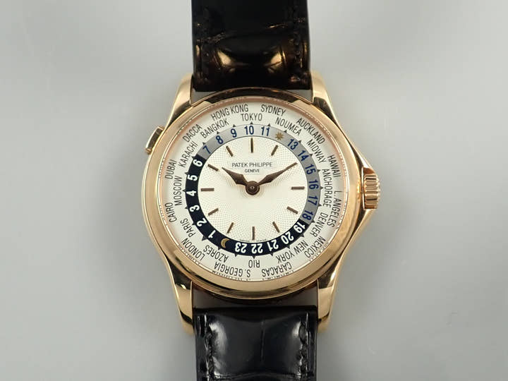 パテックフィリップ コンプリケーション ワールドタイム Ref.5110R-001 ローズゴールド シルバー文字盤