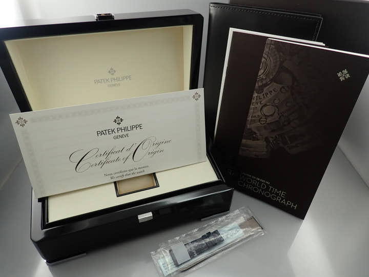 パテックフィリップ コンプリケーション ワールドタイム クロノグラフ Ref.5930G-001 ホワイトゴールド ブルー文字盤
