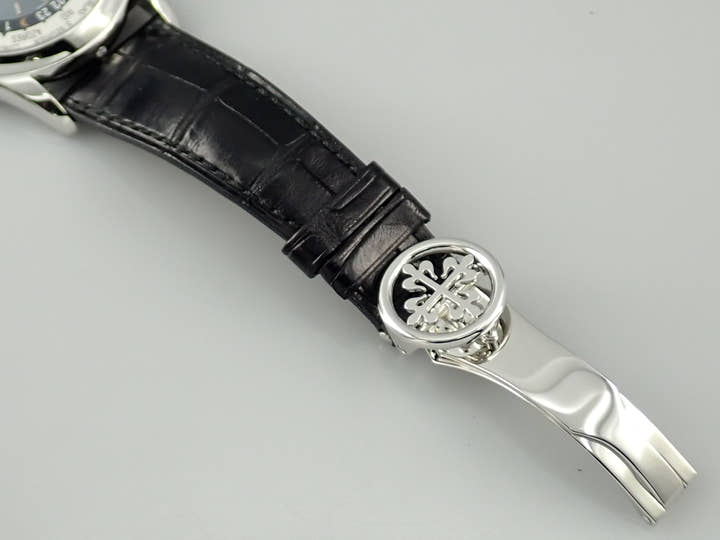 パテックフィリップ コンプリケーション ワールドタイム Ref.5110P-001 プラチナ ブルー文字盤