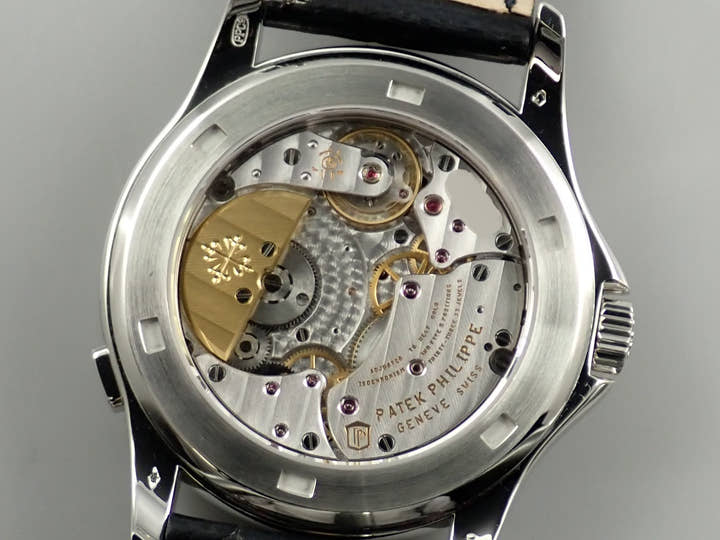 パテックフィリップ コンプリケーション ワールドタイム Ref.5130P-001 プラチナ シルバー/ブルー文字盤