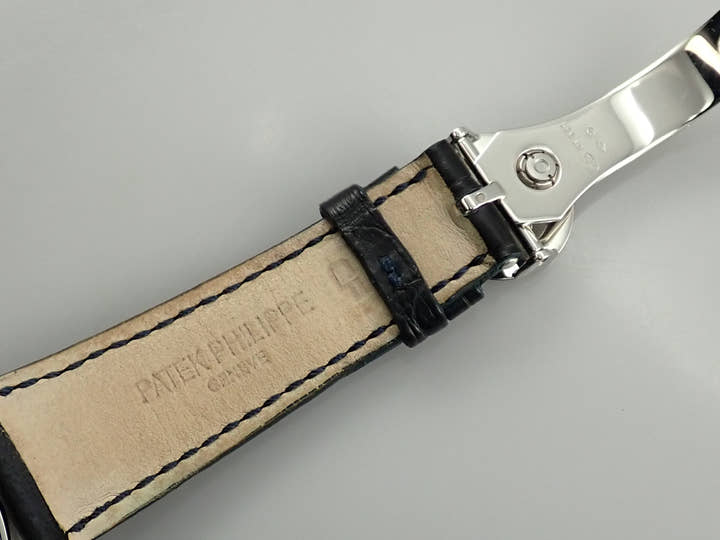 パテックフィリップ コンプリケーション ワールドタイム Ref.5130P-001 プラチナ シルバー/ブルー文字盤