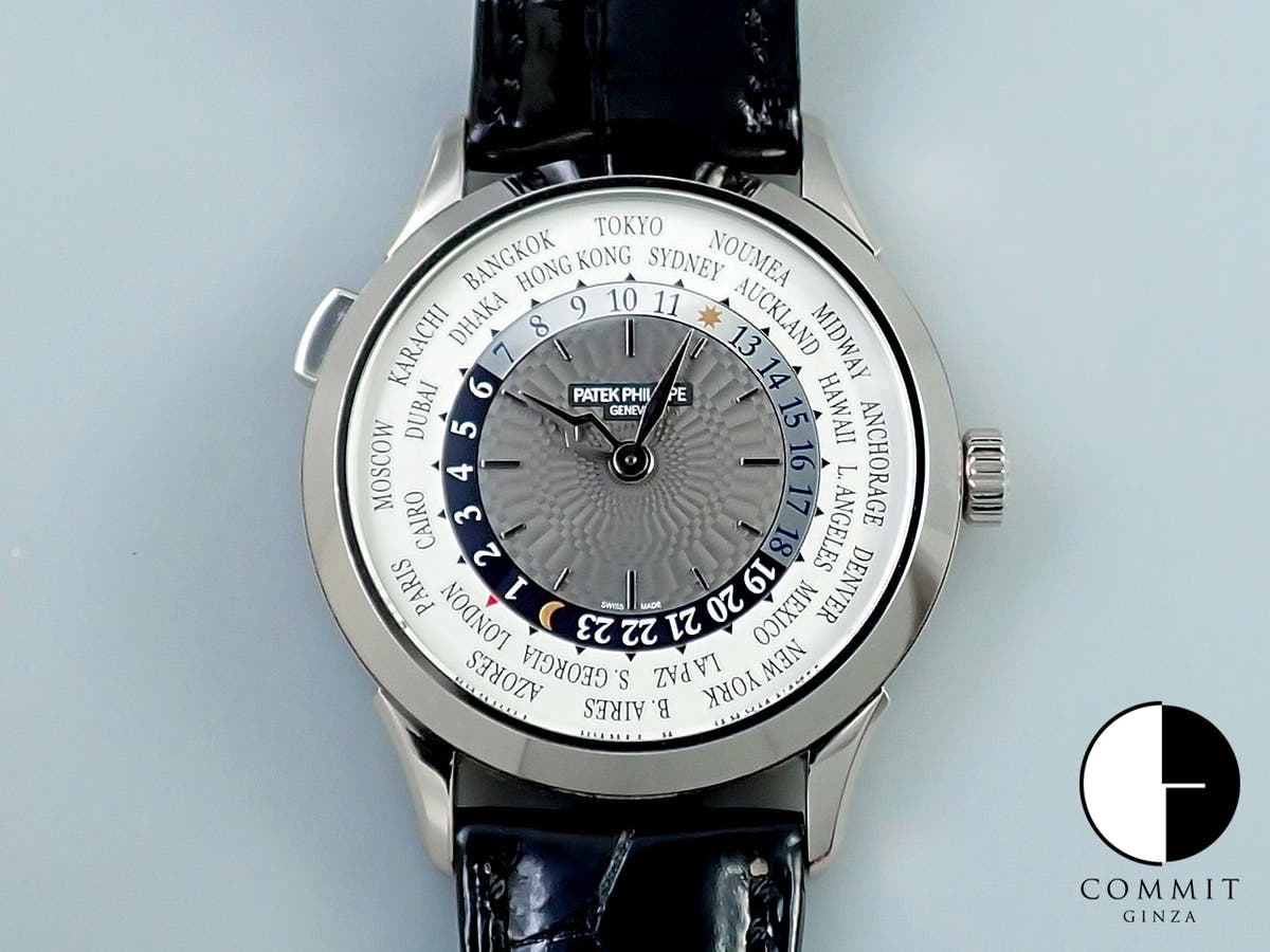 パテックフィリップ コンプリケーション ワールドタイム Ref.5230G-001 ホワイトゴールド ホワイト/グレー文字盤