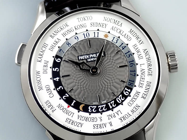 パテックフィリップ コンプリケーション ワールドタイム Ref.5230G-001 ホワイトゴールド ホワイト/グレー文字盤