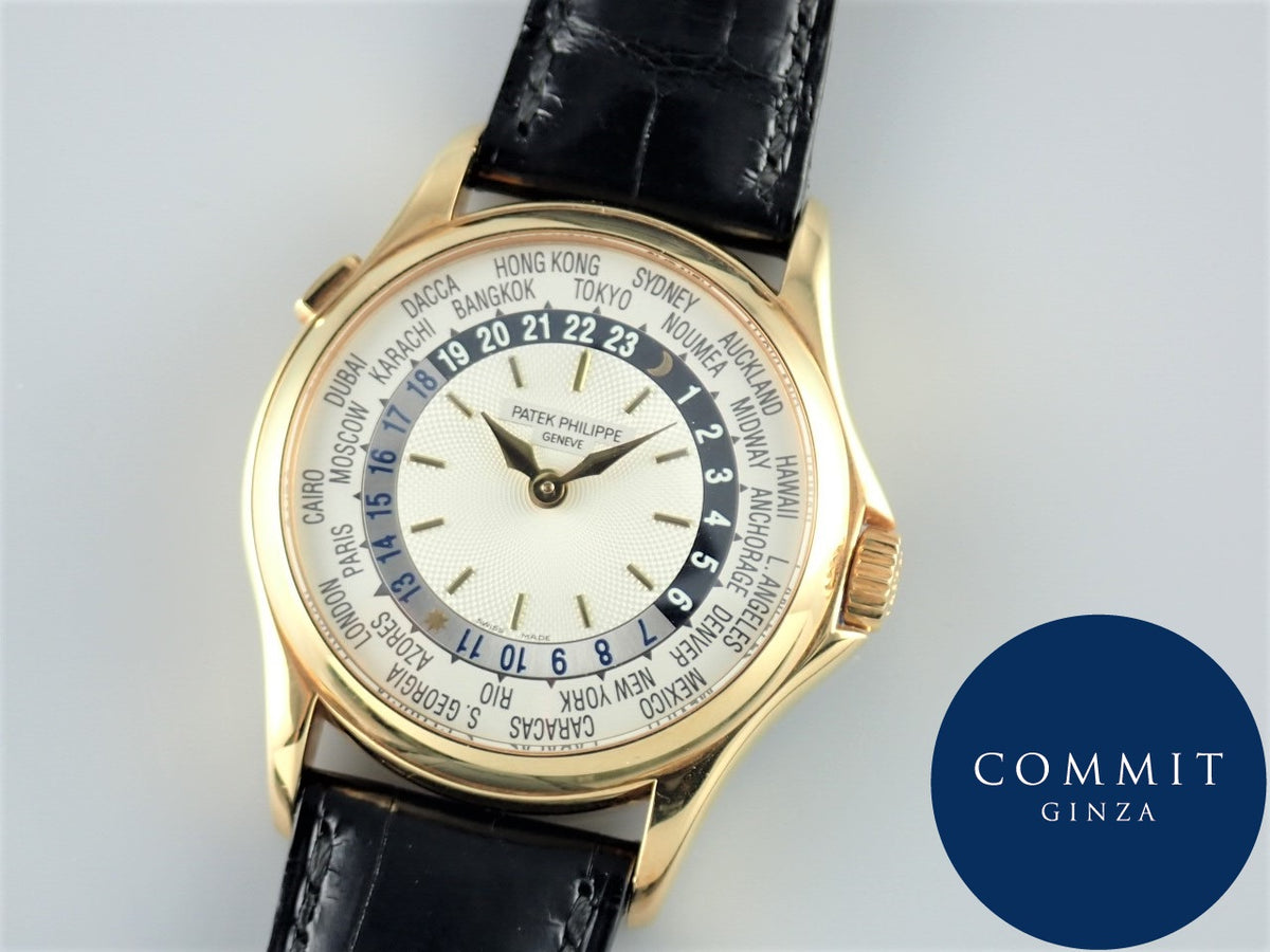 パテックフィリップ ワールドタイム Ref.5110J-001 ギョーシェ/オパーリン文字盤 中古 worldtime-25