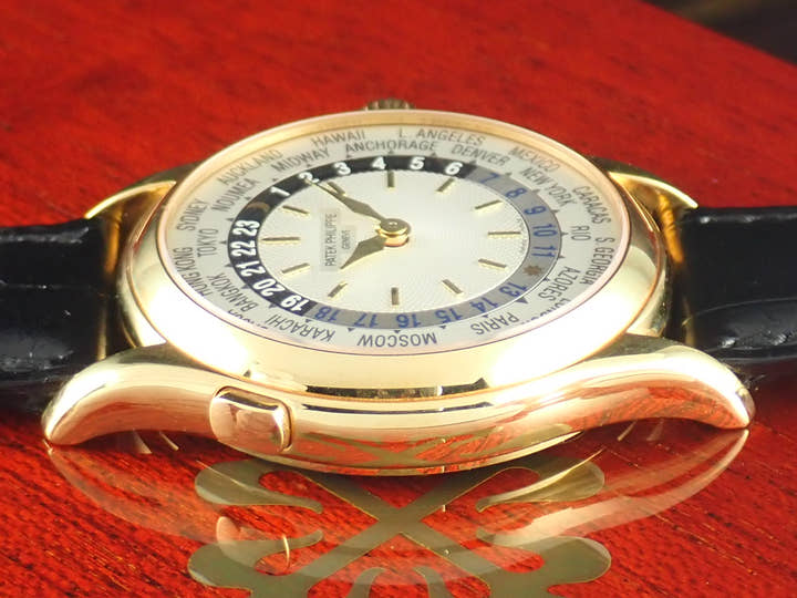 Patek Philippe World Time Ref.5110J-001 Guilloche/Opaline Dial Used worldtime-25