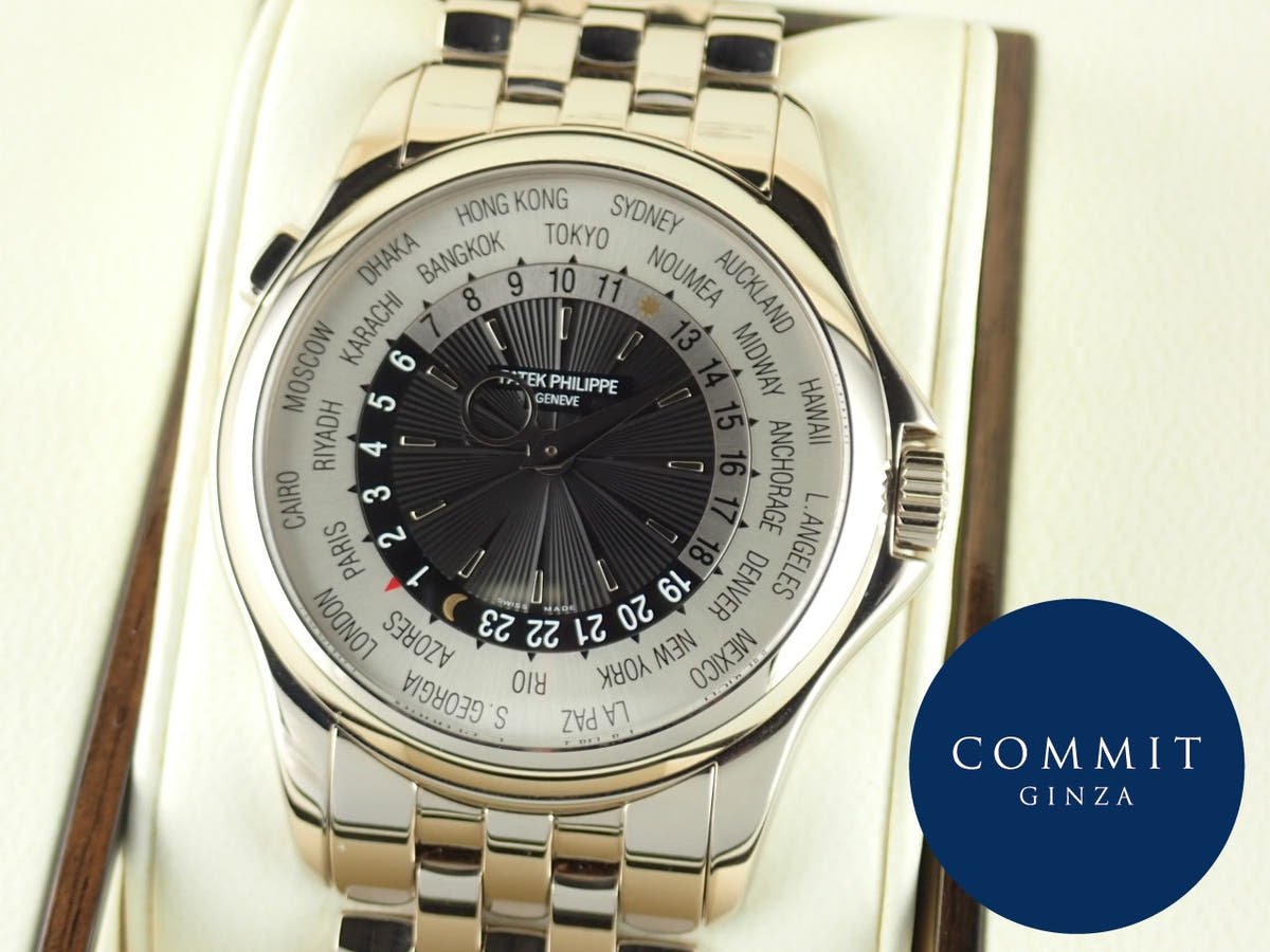 Patek Philippe World Time Ref. 5130/1G Silver/Gray Dial Used worldtime-26