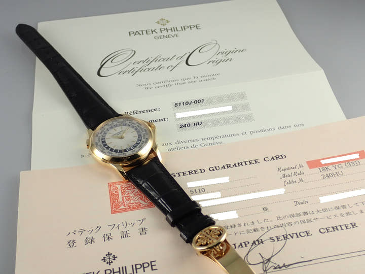 パテックフィリップ ワールドタイム Ref.5110J-001 ギョーシェ/オパーリン文字盤 中古 worldtime-27