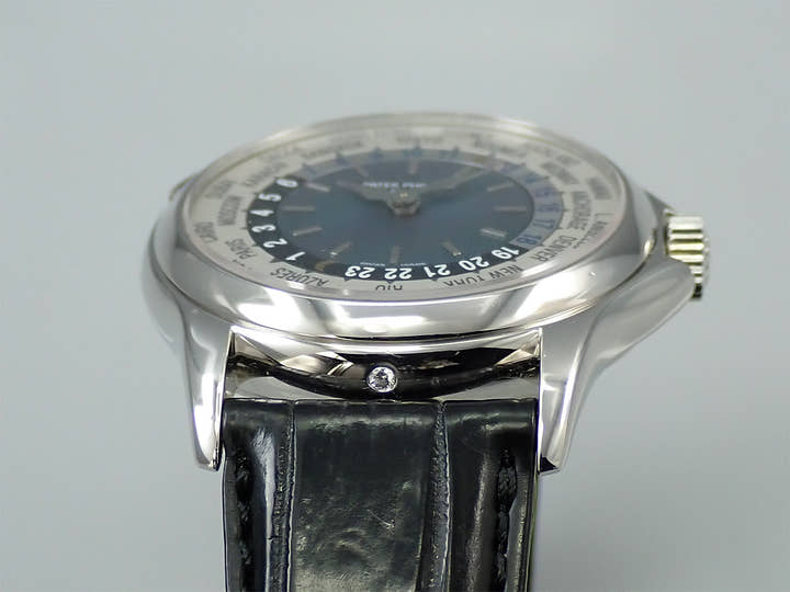 パテックフィリップ コンプリケーション ワールドタイム Ref.5110P-001 プラチナ ブルー文字盤