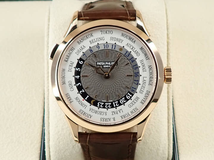 パテックフィリップ コンプリケーション ワールドタイム Ref.5230R-012 ローズゴールド シルバー文字盤