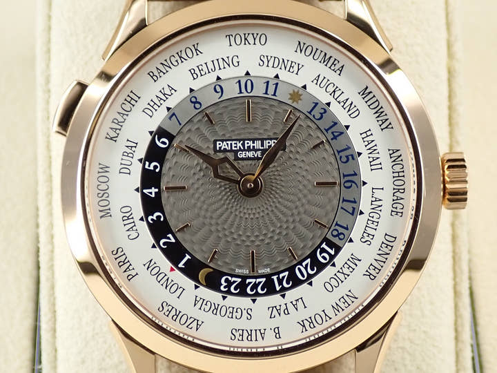 パテックフィリップ コンプリケーション ワールドタイム Ref.5230R-012 ローズゴールド シルバー文字盤