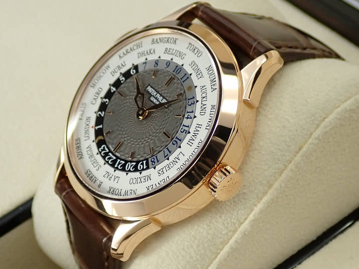 パテックフィリップ コンプリケーション ワールドタイム Ref.5230R-012 ローズゴールド シルバー文字盤