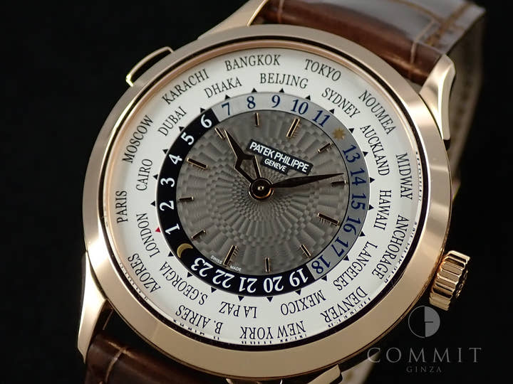 パテックフィリップ コンプリケーション ワールドタイム Ref.5230R-012 ローズゴールド シルバー文字盤