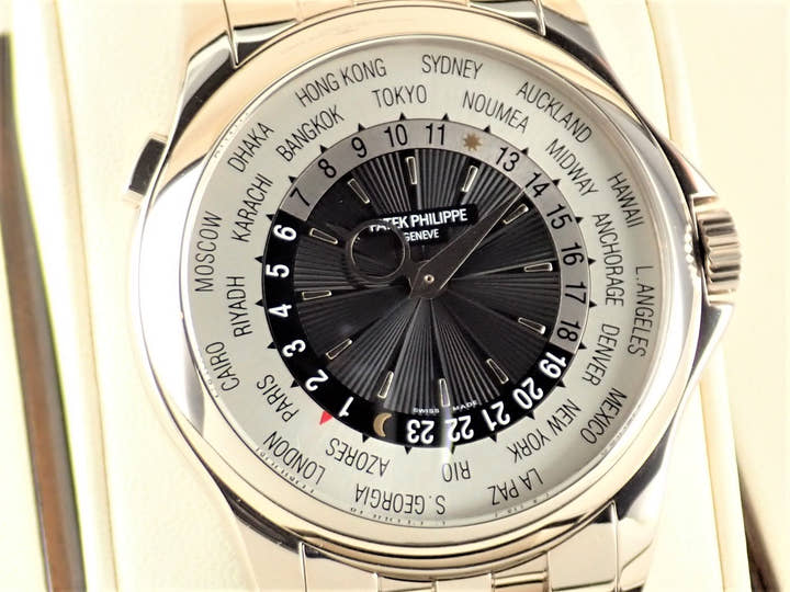 パテックフィリップ ワールドタイム Ref.5130/1G-011 シルバー/グレー文字盤 美品 worldtime-31