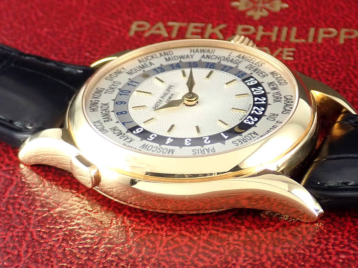 Patek Philippe World Time Ref.5110J-001 Guilloche/Silver Opaline Dial Used worldtime-32