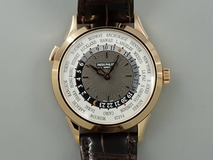 パテックフィリップ コンプリケーション ワールドタイム Ref.5230R-001 ローズゴールド シルバー文字盤