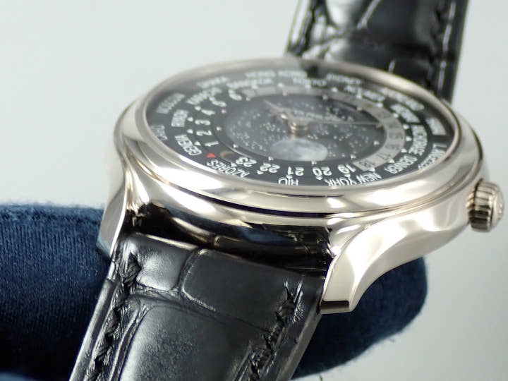 パテックフィリップ コンプリケーション ワールドタイム ムーンフェイズ Ref.5575G-001 ホワイトゴールド ブラック文字盤