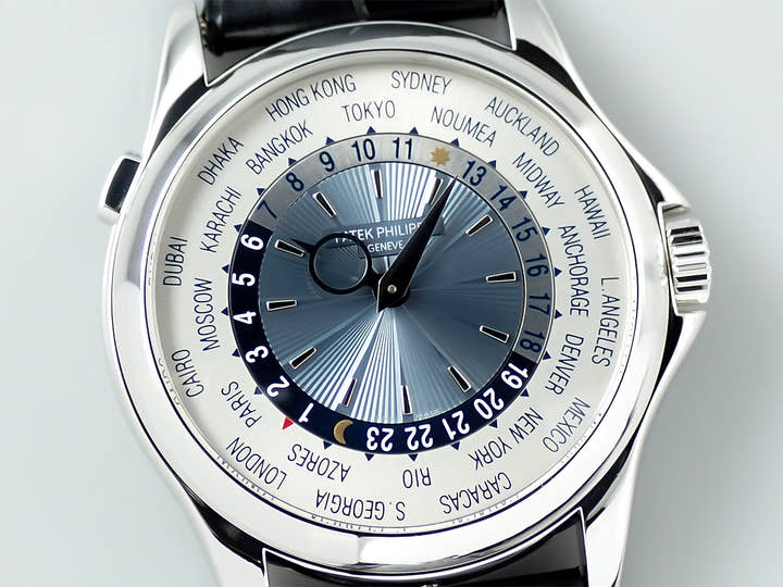 パテックフィリップ コンプリケーション ワールドタイム Ref.5130P-001 プラチナ シルバー文字盤