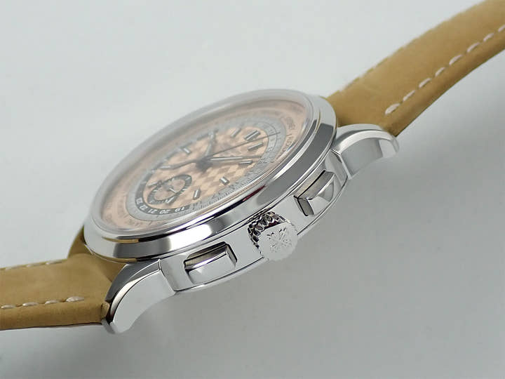 パテックフィリップ コンプリケーション ワールドタイム クロノグラフ Ref.5935A-001 ステンレススチール ローズゴールドメッキ オパーリン文字盤