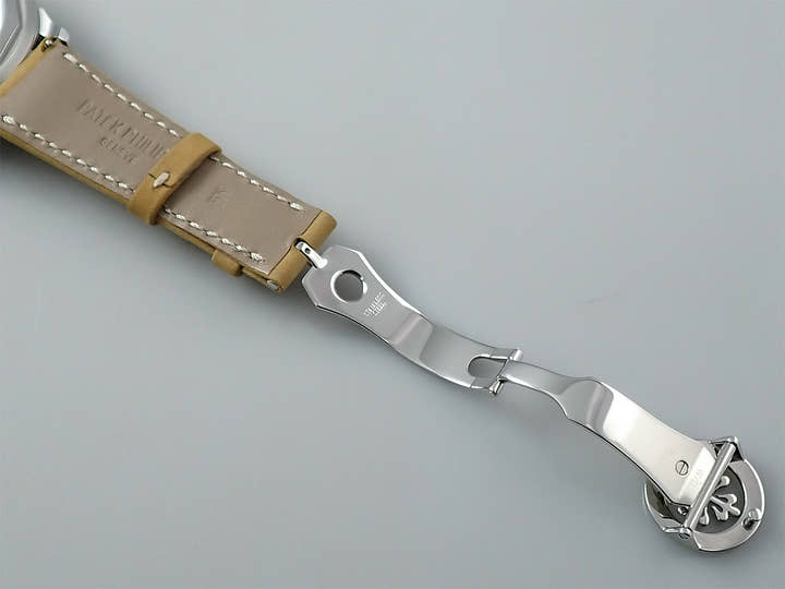 パテックフィリップ コンプリケーション ワールドタイム クロノグラフ Ref.5935A-001 ステンレススチール ローズゴールドメッキ オパーリン文字盤